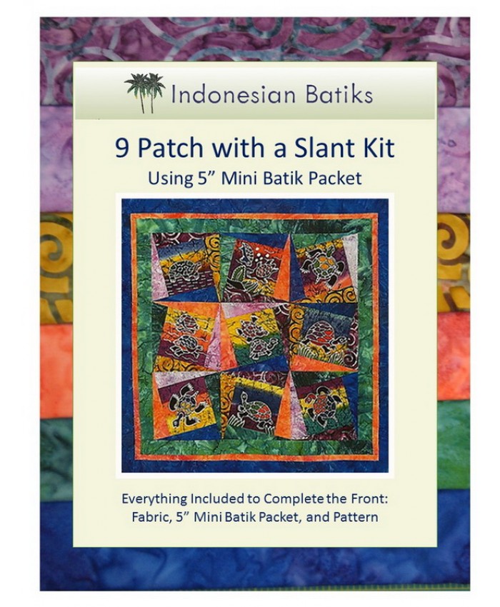 9 Patch with a Slant KIT with Turtles